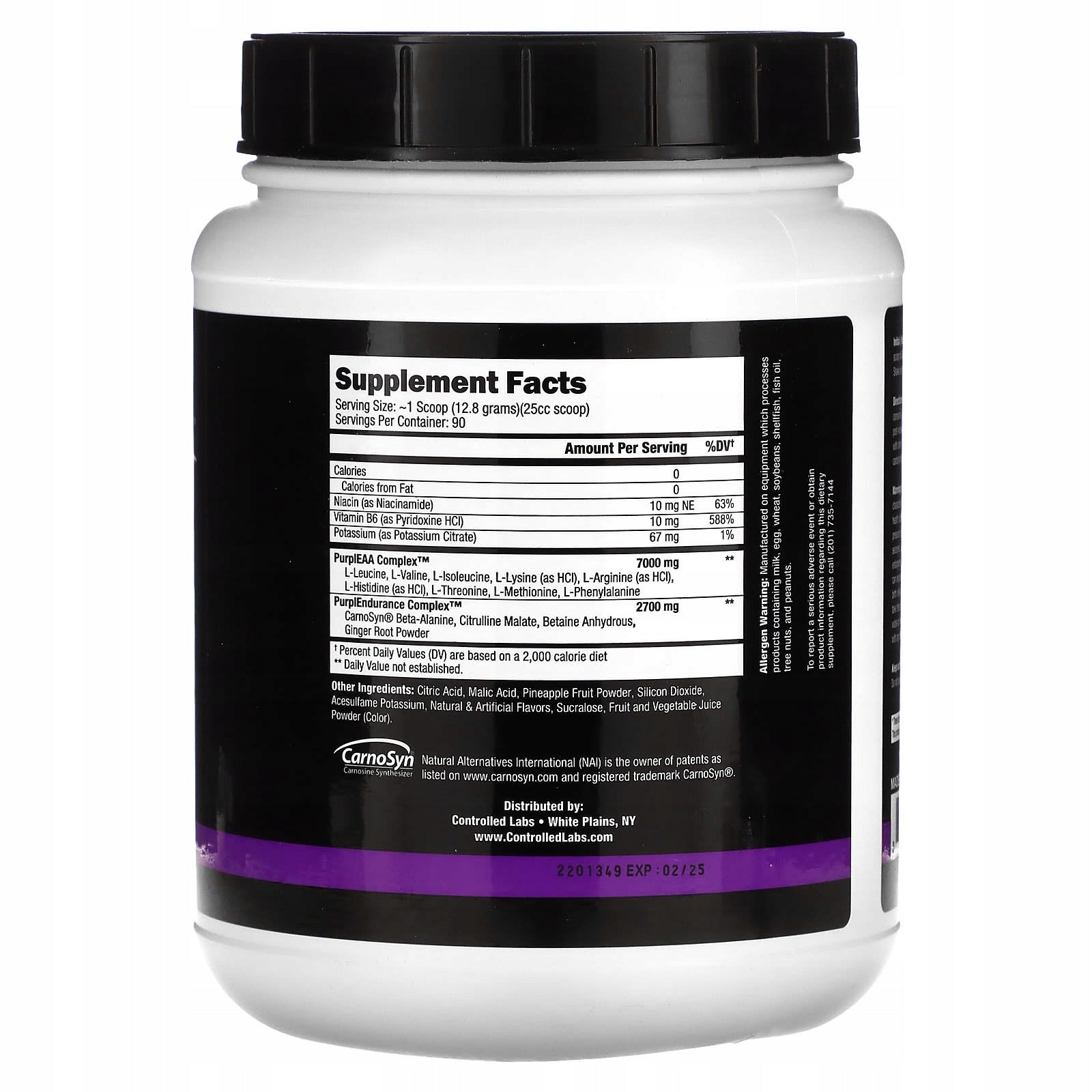 Controlled Labs, Purple Wraath, juicy grape, 1152 g Expiration date at least 3 months from the date of purchase