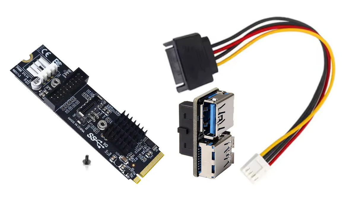 Controller card USB 3.0 5 Gb/s NGFF M.2 KEY-M 2280 (SBC/ROUTER)