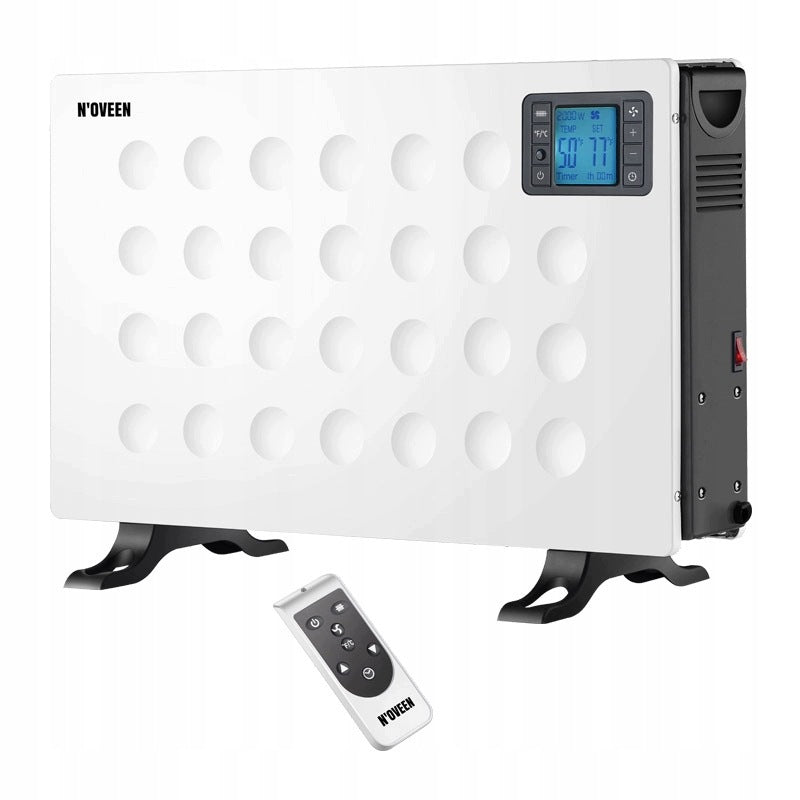 Convector Heater 2000W LCD Fan Timer 24h Remote Control Manufacturer code GRZEJNIK KONWEKTOROWY Noveen CH8000 PILOT