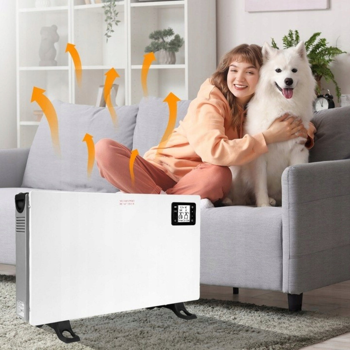 Convector Heater Electric Timer Remote Control Turbo Powerful 2000W Thermostat Brand no brand