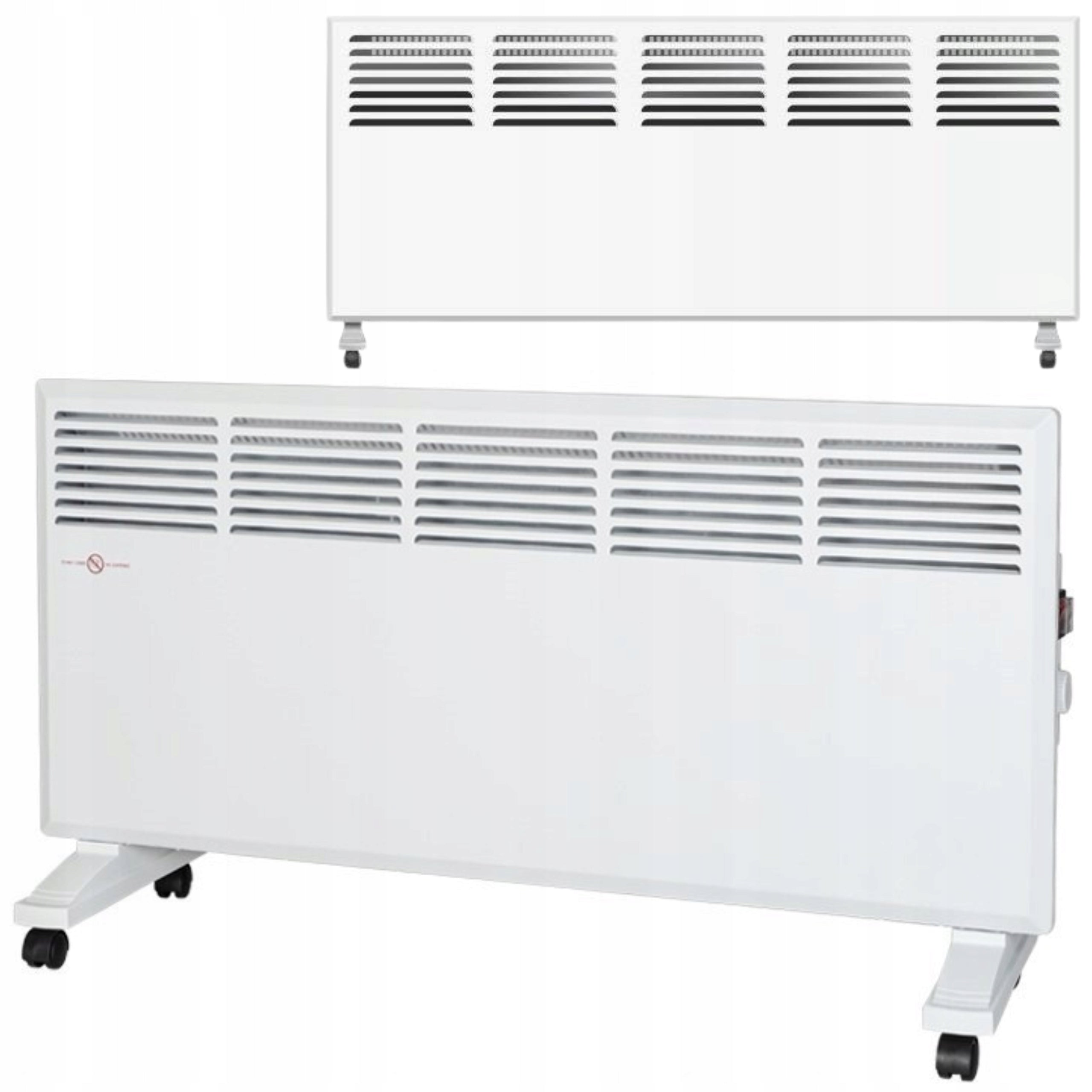 Convector Heater Energy Saving With Thermostat Portable 2500W White
