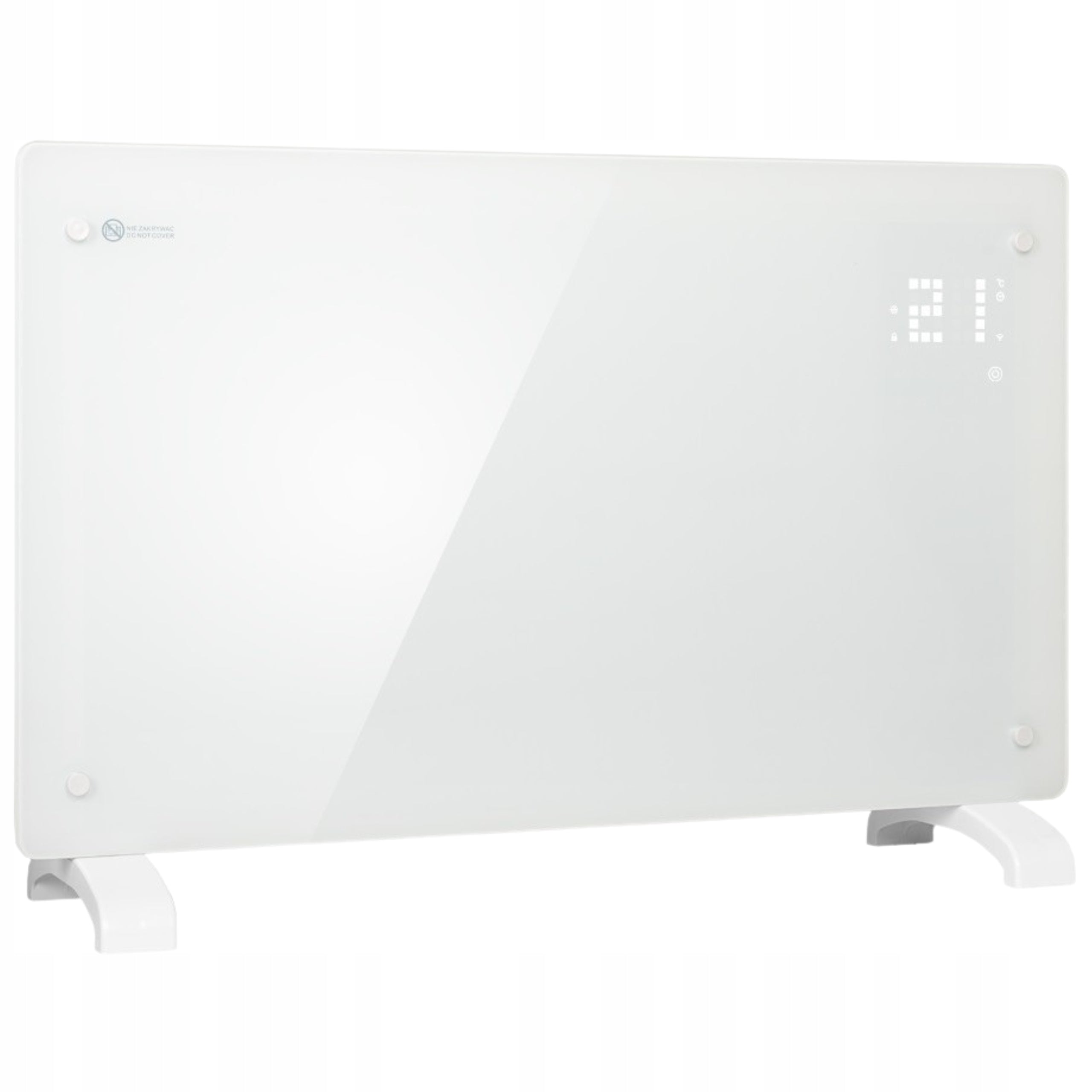 Convector Heater Glass Programmable WiFi White 2500W Electric Brand no brand