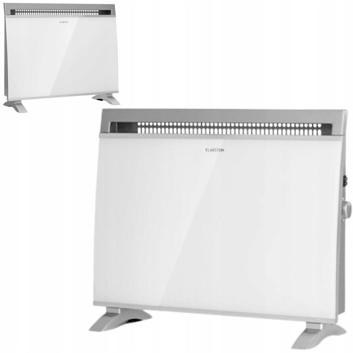 Convector Heater KLARSTEIN Gotland 1500W Glass Thermostat 3 Levels