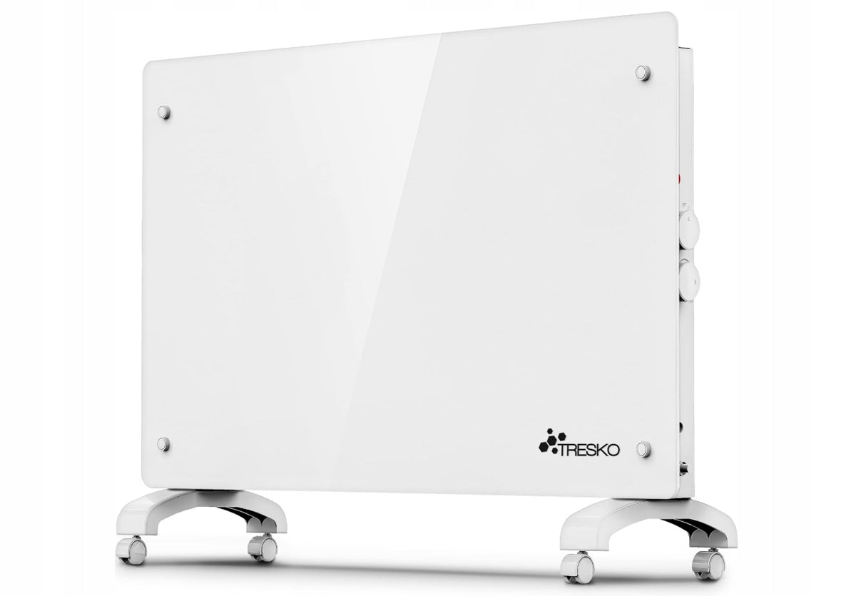 Convector Heater Mobile On Wheels 1500 W white up to 15 m² Light Packaging status original