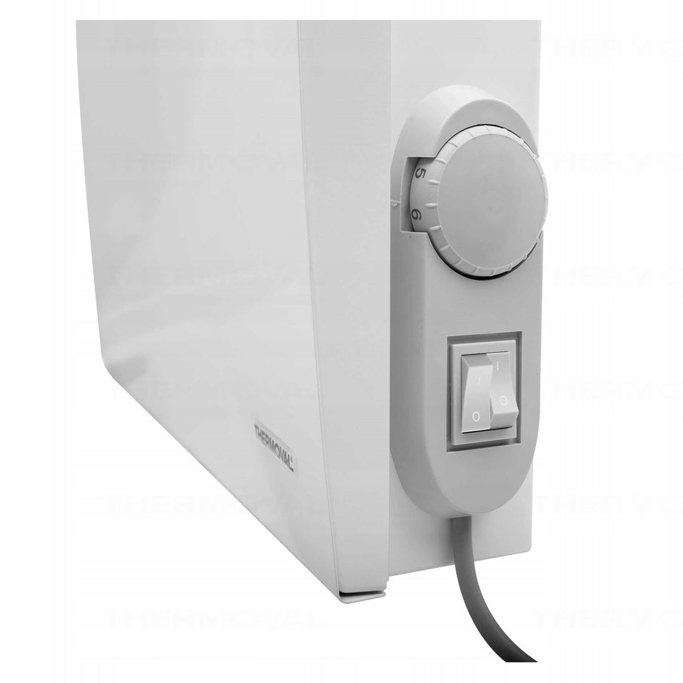Convector electric heater 2500W white with thermostat TX Next Thermoval Brand Thermoval