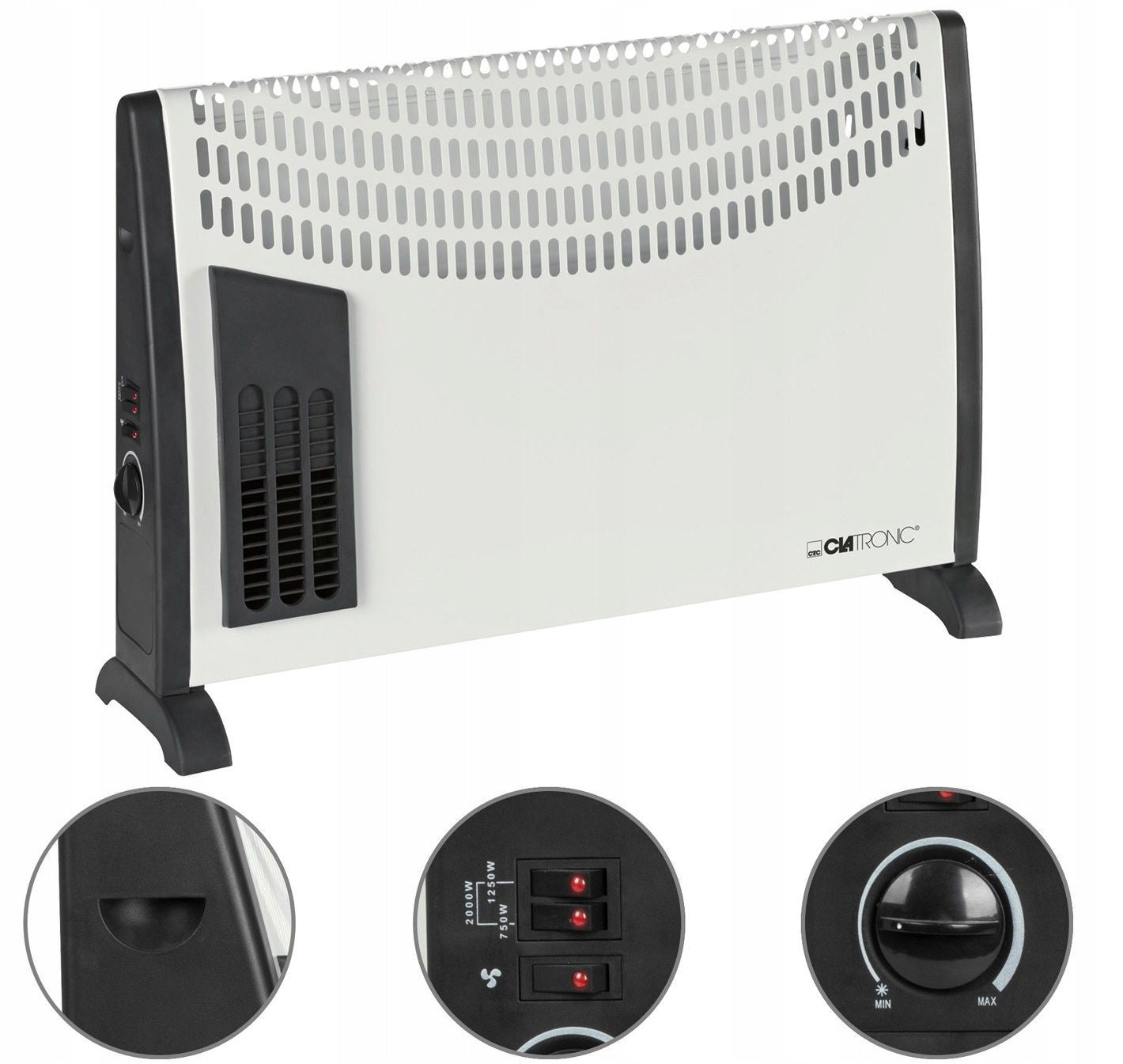 Convector heater 2000 W Clatronic KH 3433 N Brand Clatronic