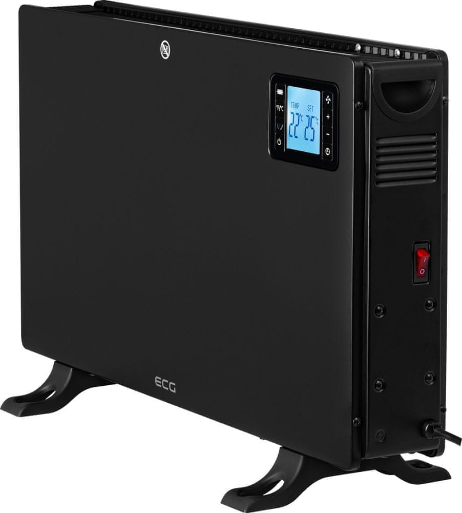Convector heater ECG 2000 W black Brand ECG