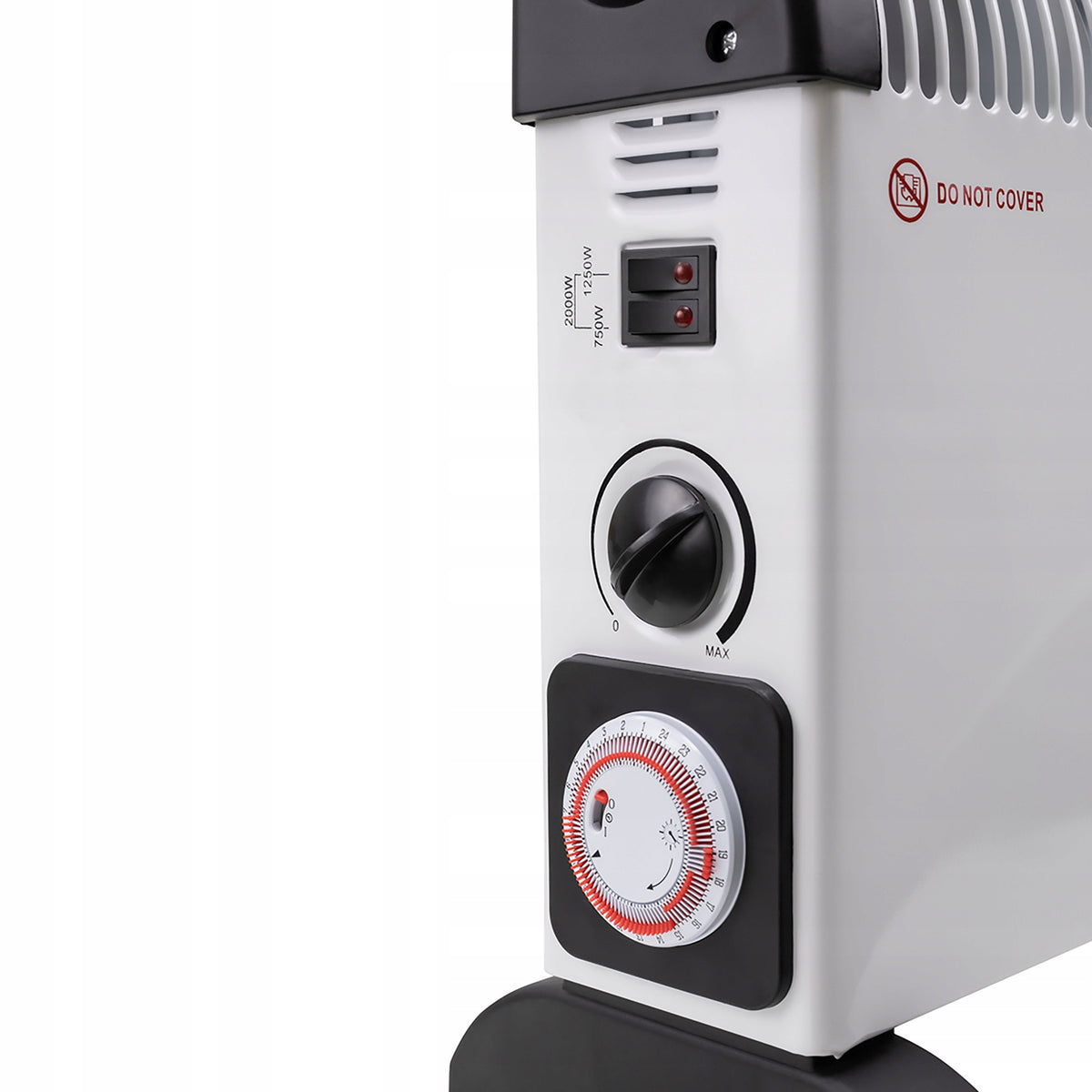 Convector heater HL200 2000 W heating earths, handles, up to 25M / miweba Brand Heidenfeld
