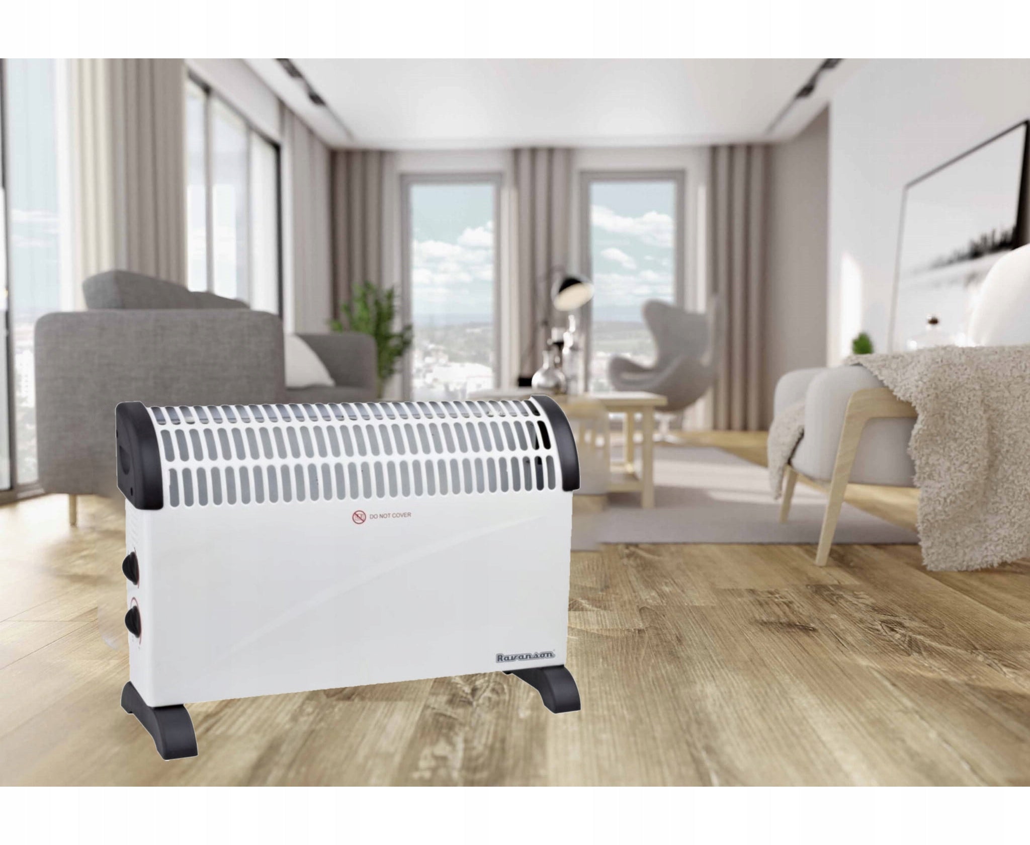 Convector heater Kepland 2000 W black EFFICIENT QUIET NICE Manufacturer code CH-2000A