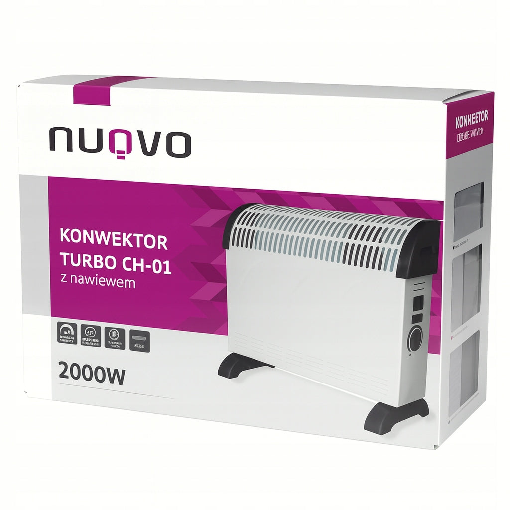 Convector heater Lumilight 2000 W white Manufacturer code 8079