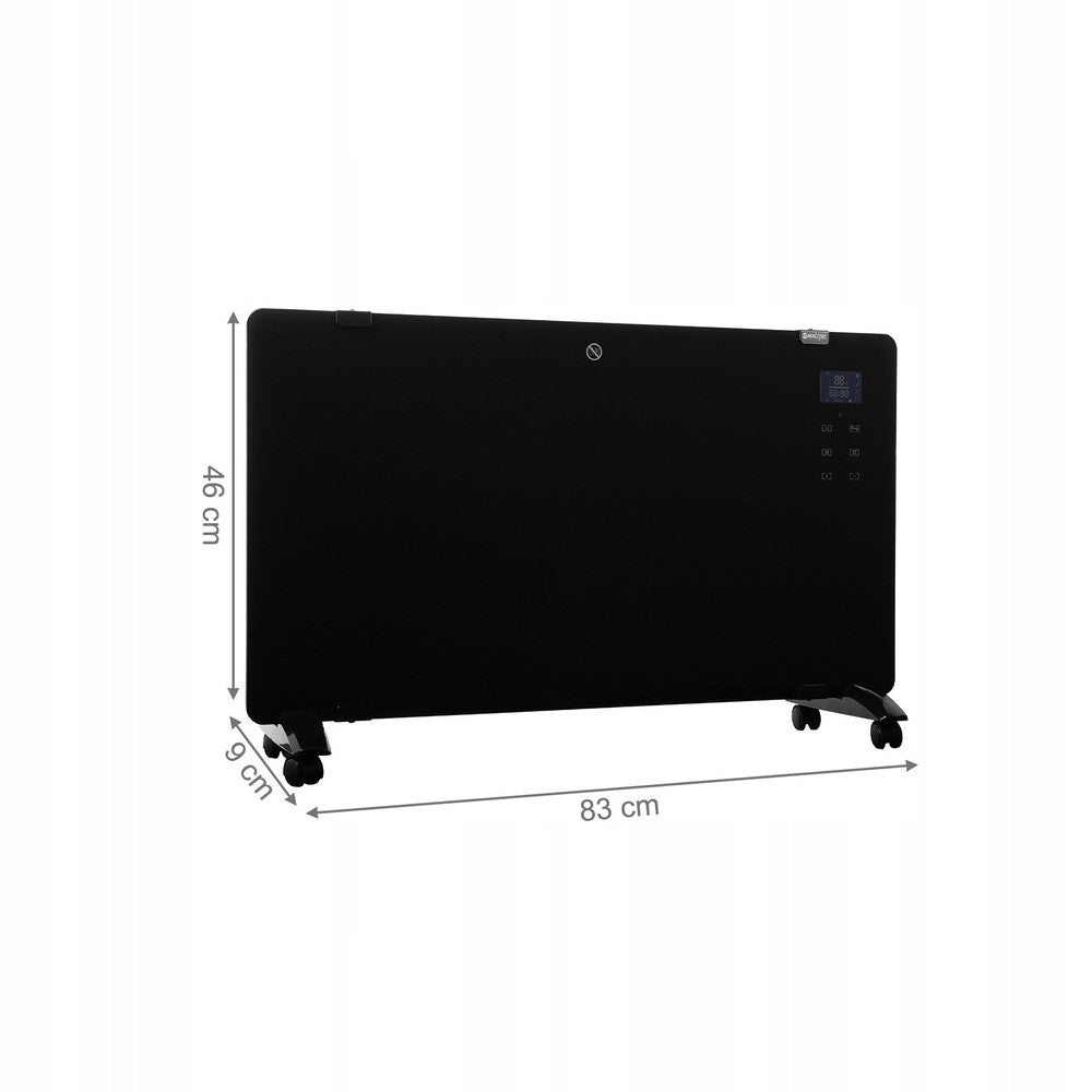 Convector heater Maltec 108832 2000 W black GLASS Manufacturer code 108832