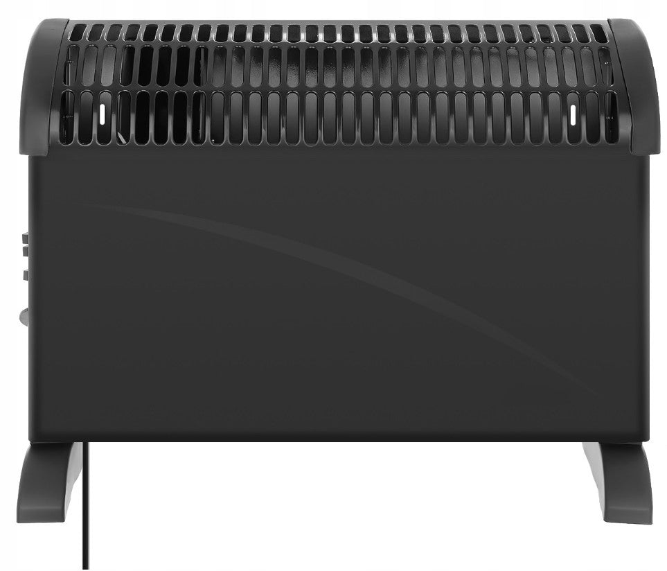 Convector heater Volteno 2000 W black Heating power 2000 W