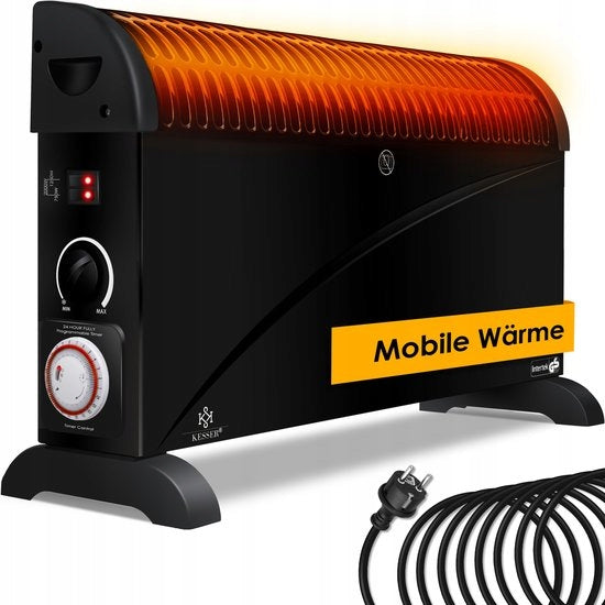 Convector radiator 2000 W black EAN (GTIN) 4260598878641