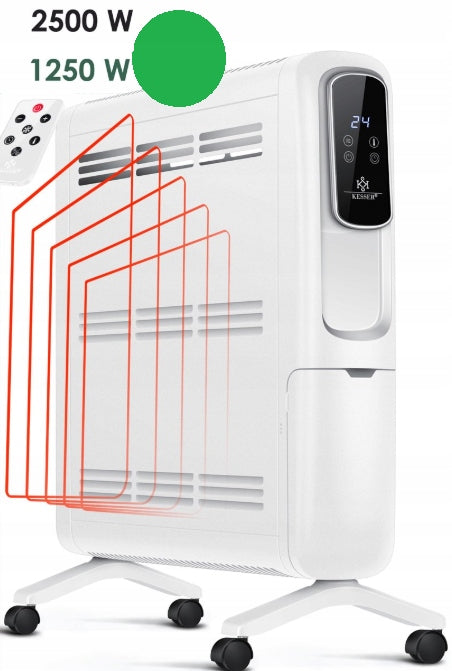 Convector radiator Kesser 2500 W white (1085) Brand no brand