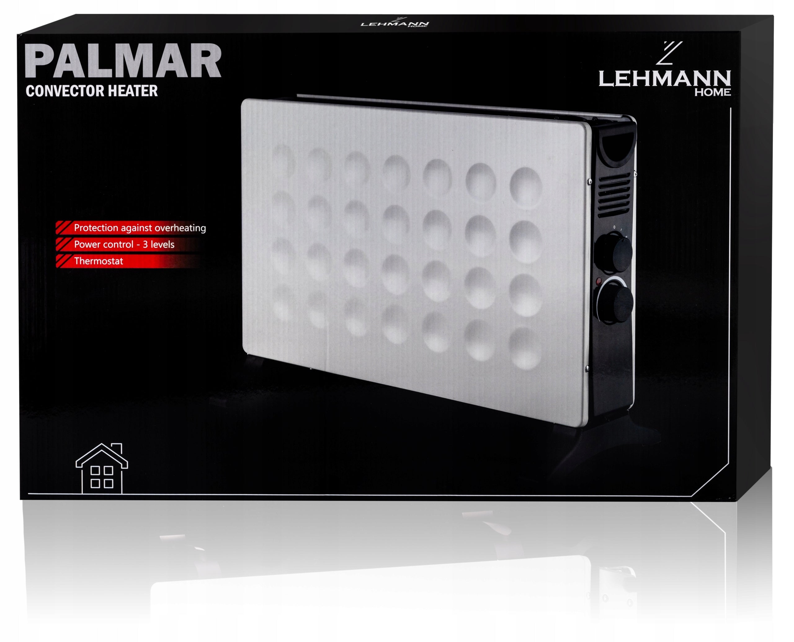 Convector radiator Lehmann 2000 W white