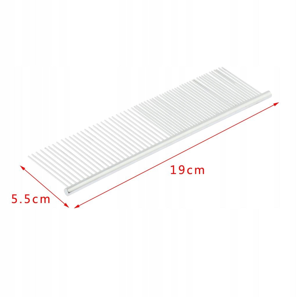Convenient Pet Stainless Steel Comb Hair Brush Grooming Tool For Dogs, L Brand no brand
