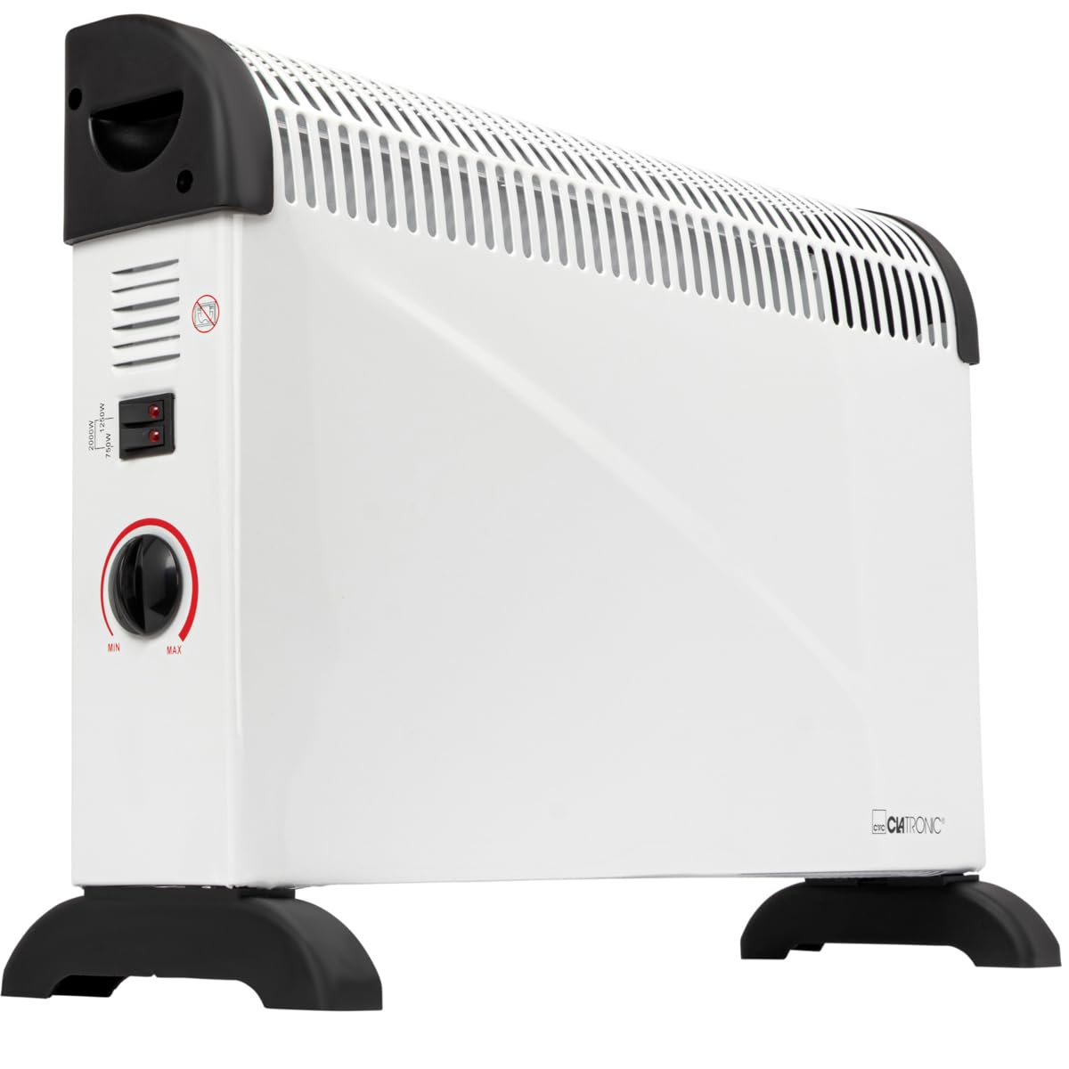 Converter heater Clatronic 281963 white 750W 62.99x43.99x14cm