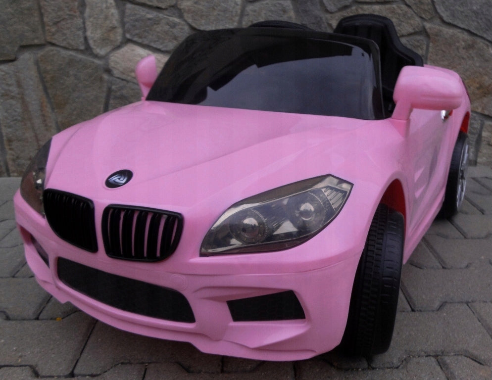 Convertible B14 pink car for battery Vehicle length 103 cm