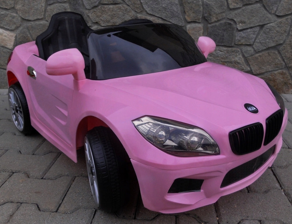 Convertible B14 pink car for battery Vehicle width 61 cm