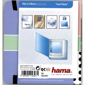 Cool Story ALBUM FOR 28 PHOTOS INSTAX MINI, POLAROID Brand Hama
