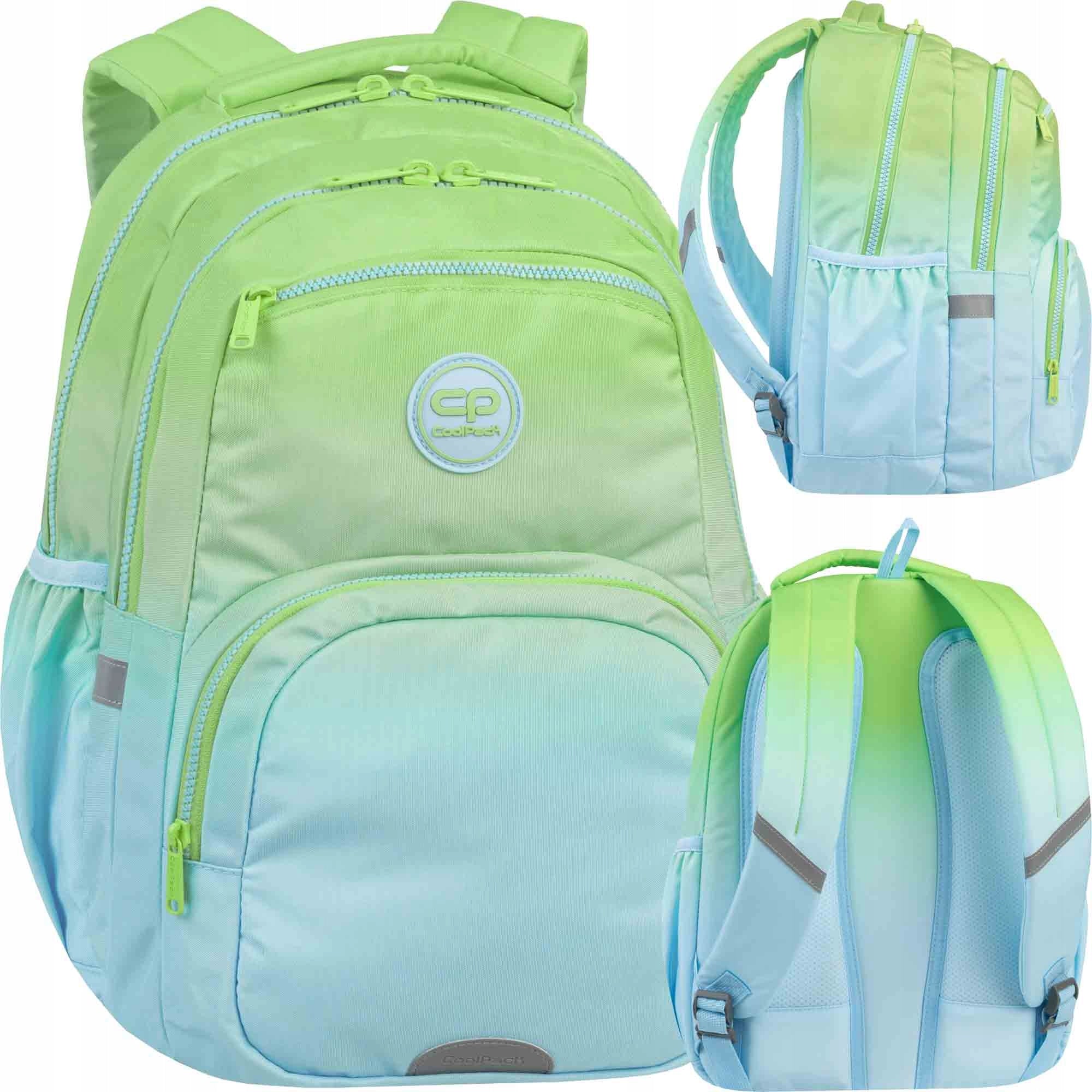 CoolPack Gradient Mojito backpack fashionable choice for active teens Brand CoolPack