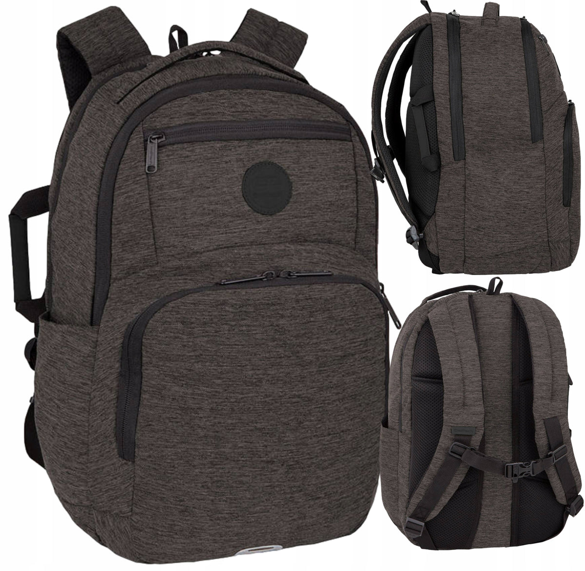 CoolPack SCHOOL BACKPACK FOR YOUTH for Boys BLACK GRIF