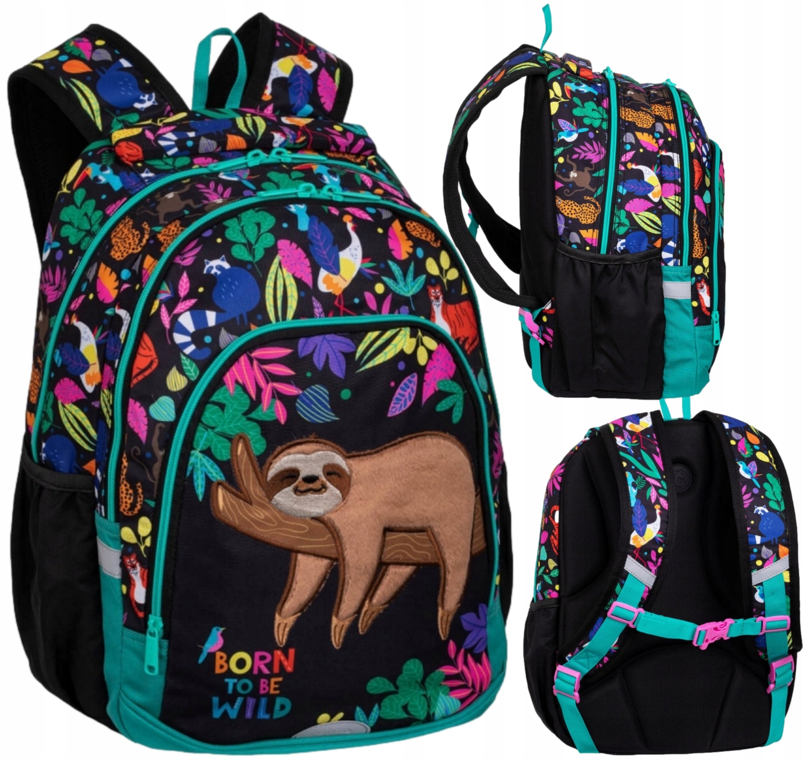 CoolPack SCHOOL BACKPACK PRIMER YOUTH SLOTH 3D COLORINO