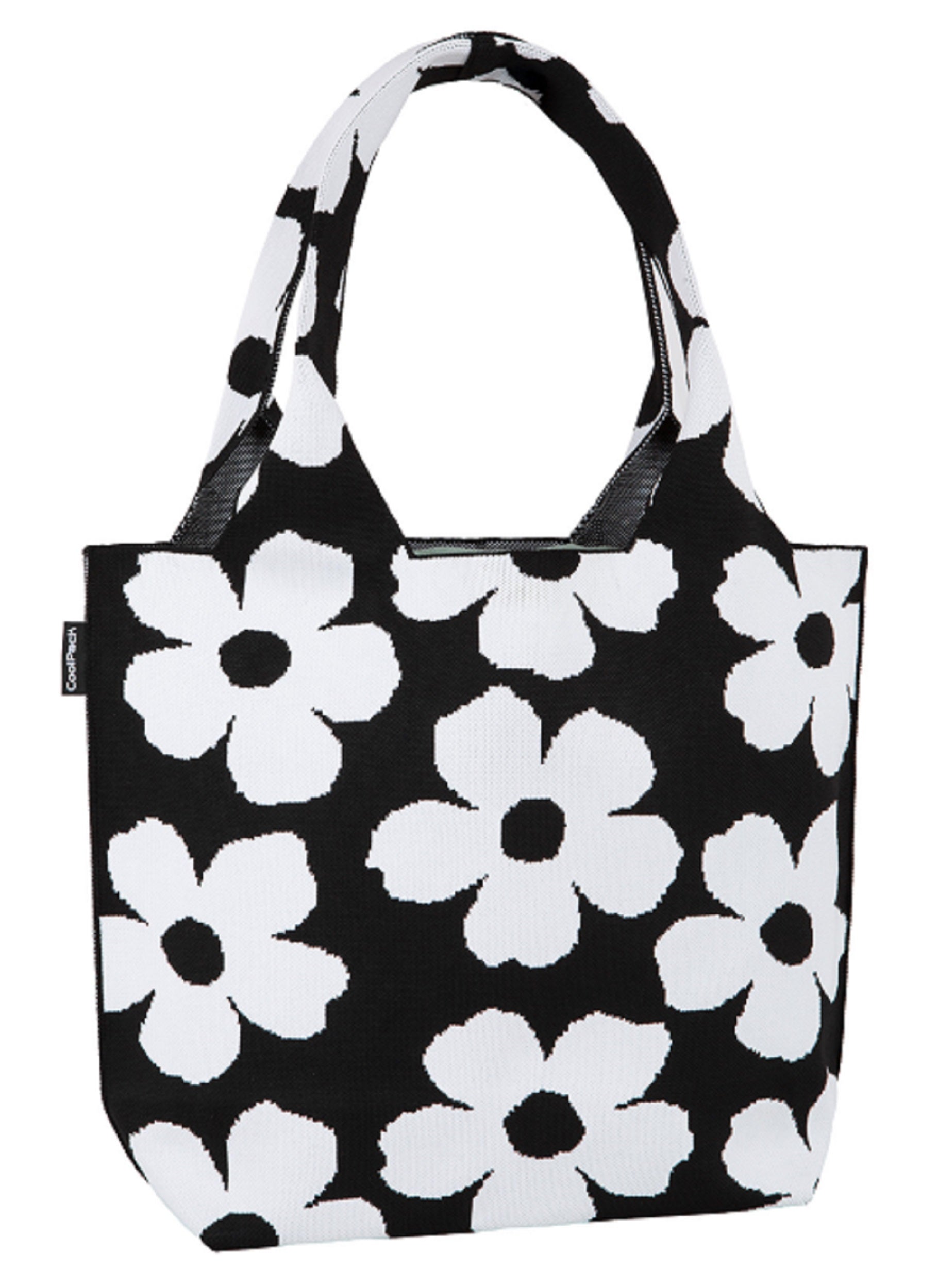 CoolPack Youth school bag beach shoper A4 flowers light roomy