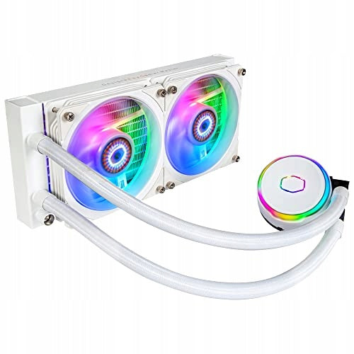 Cooler Master MasterLiquid PL240 Flux White Edition CPU Liquid Cooler -