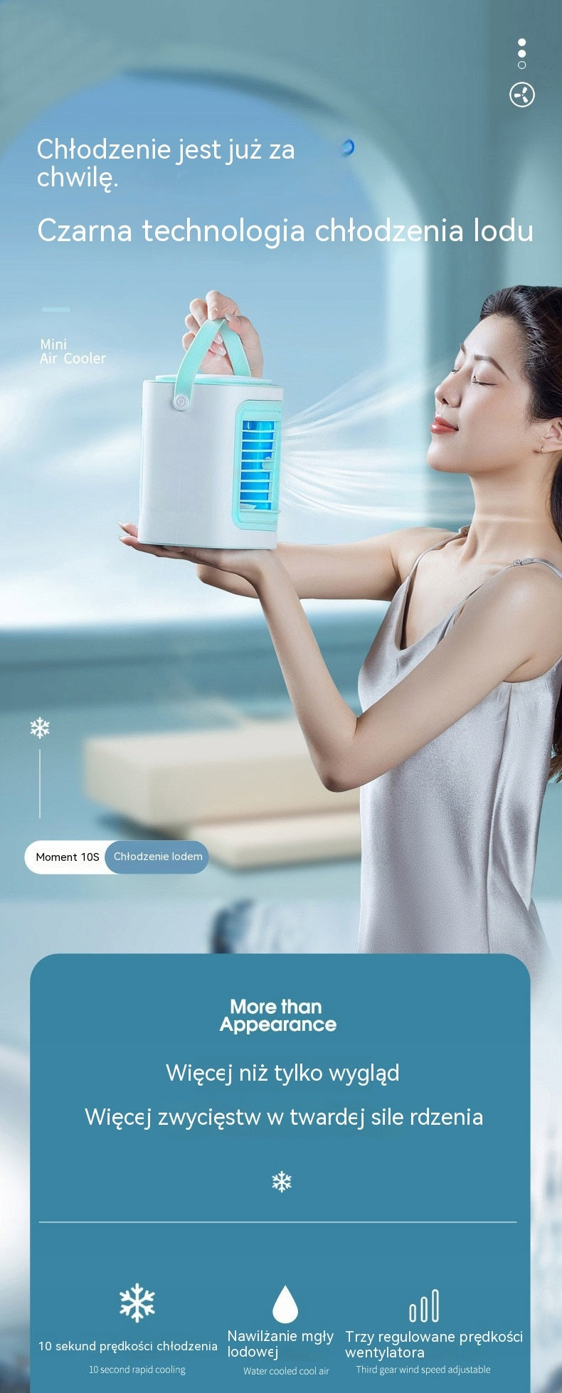 Cooler Spray Small Portable Outdoor Air Conditioner, Outdoor Humidification Brand no brand