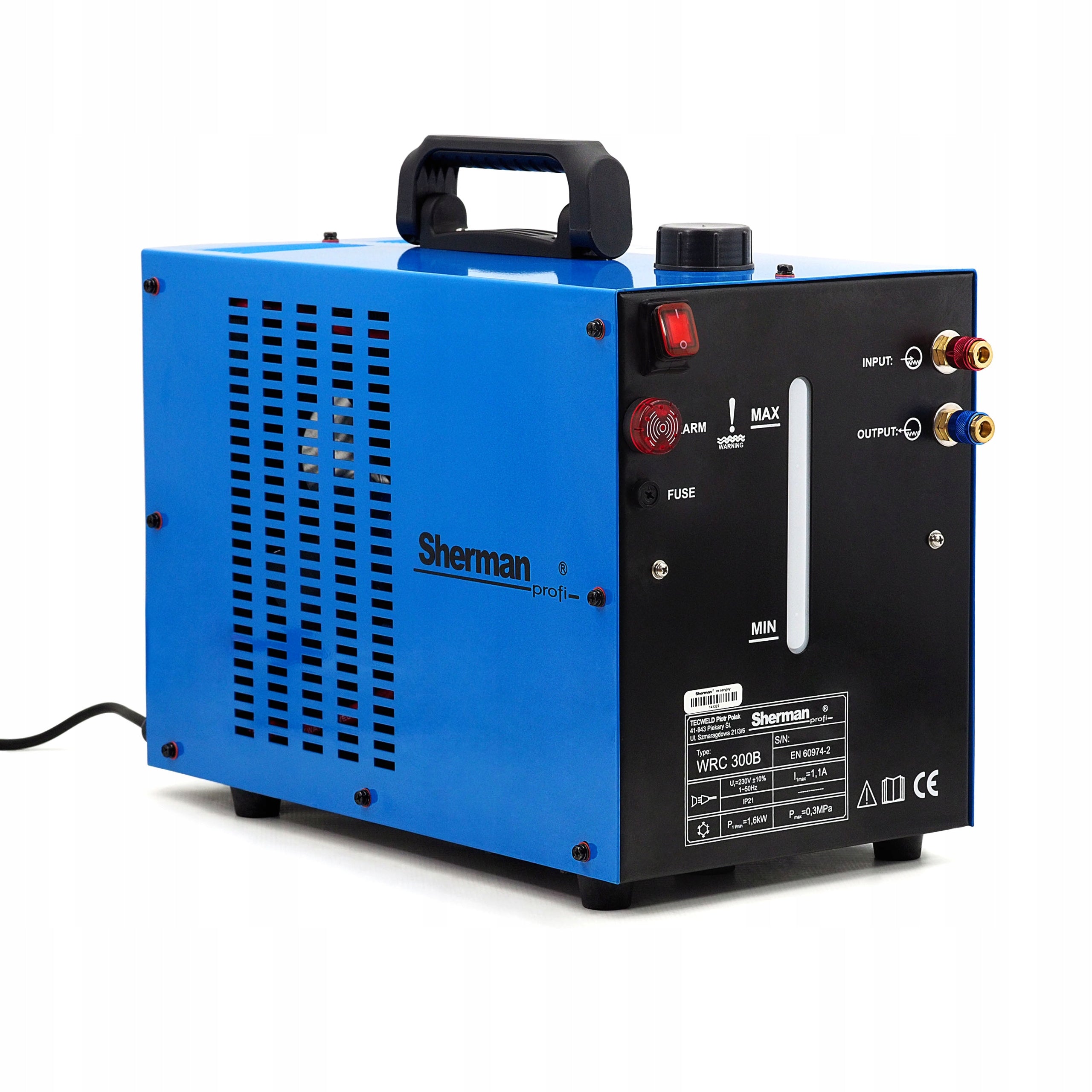 Cooler for handles 8l/min SHERMAN WRC 300B with alarm 230V 6L alarm