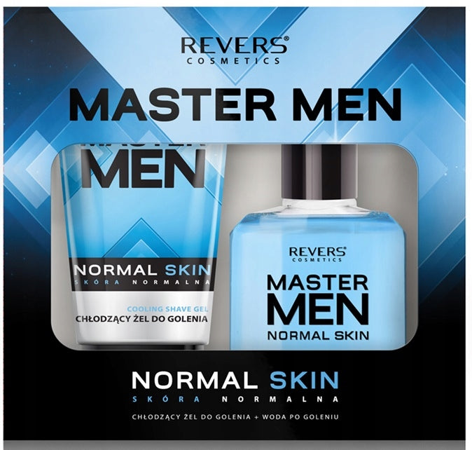 Cooling Shaving Gel 150ml + Water after Shaving 120ml Revers Master Men