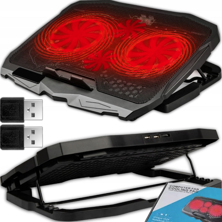 Cooling Stand for Laptop for Computer RGB Fan 12-17" + FREEBIE