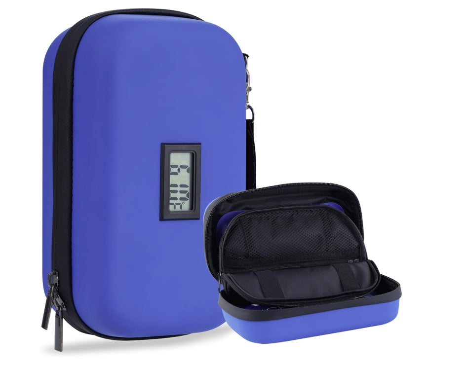 Cooling bag for insulin and drugs with temperature display | AS5788 Medical device no