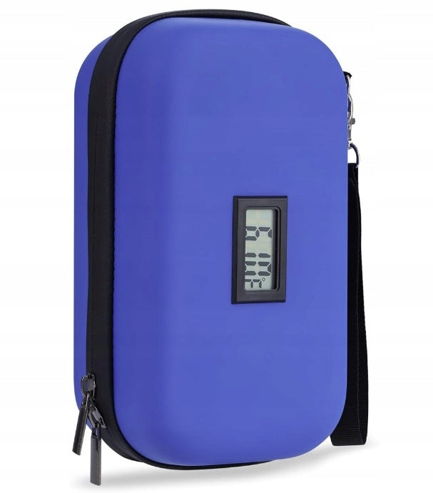 Cooling bag for insulin and drugs with temperature display | AS5788