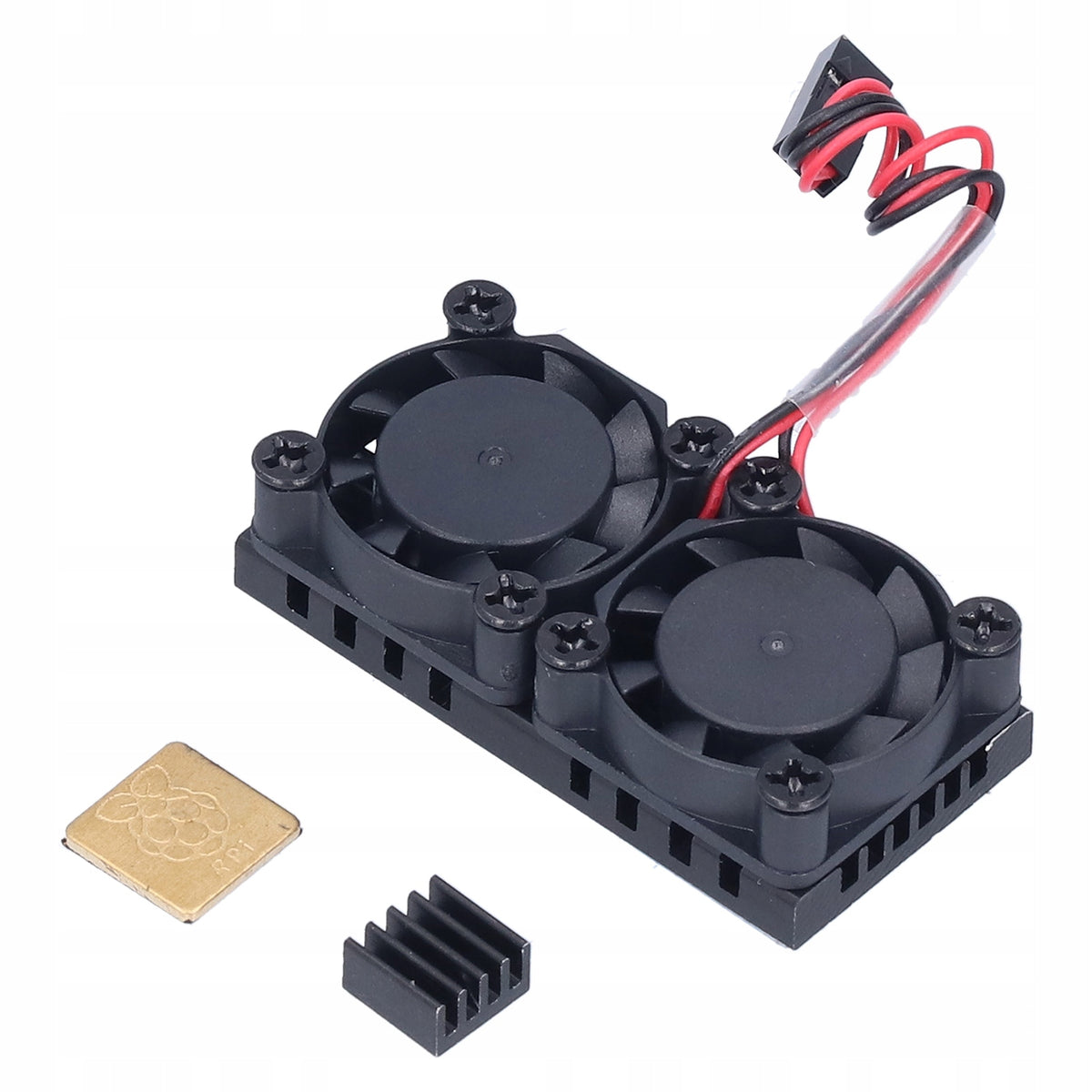 Cooling fans for Raspberry Pi P Batteries included no