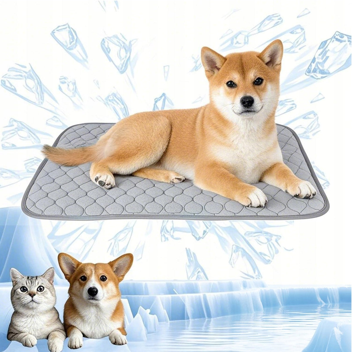 Cooling mat for cat dog bed waterproof 70x55cm