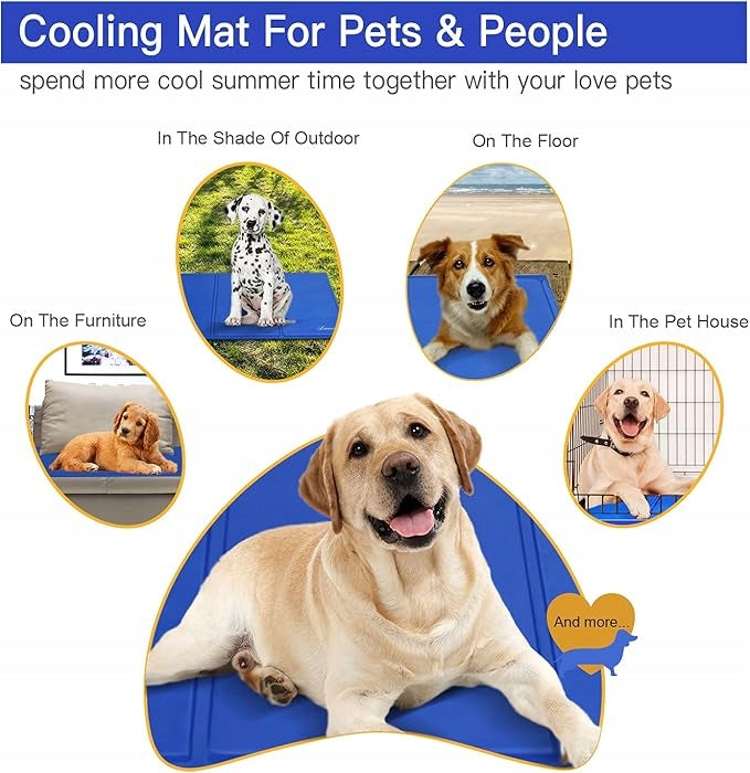 Cooling mat gel folding cat dog bed 65x50 cm Brand no brand