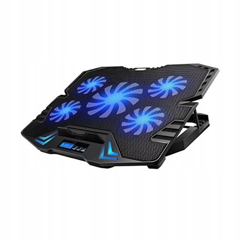 Cooling pad Ewent with height adjustment 17" 25 dB 2x USB