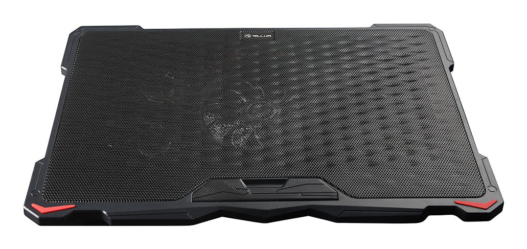 Cooling pad Tellur Basic 17" with 5 fans and LED black Packaging status original