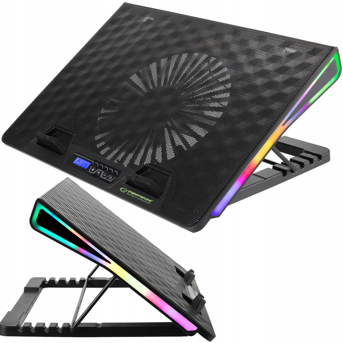 Cooling stand for notebook Esperanza EGC101 LED RGB Alize Packaging status original