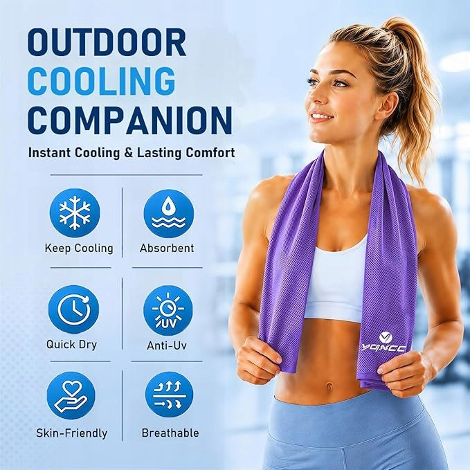 Cooling towel YQXCC 3 pieces, 120 x 30 cm Packaging status original