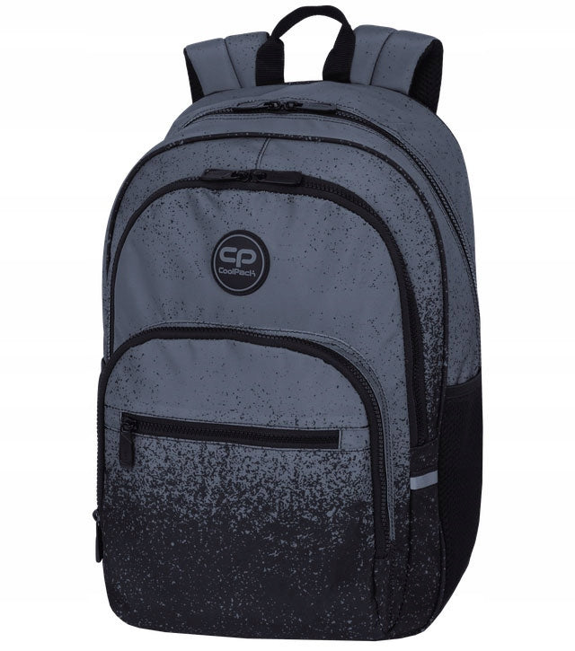 Coolpack Alpha Youth School Backpack Grey Dot grey roomy Packaging status original
