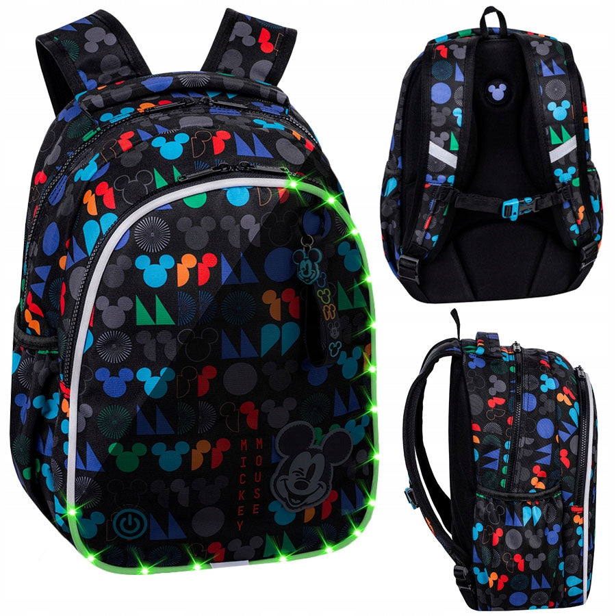 Coolpack Jimmy LED Disney Core Mickey Mouse School Backpack