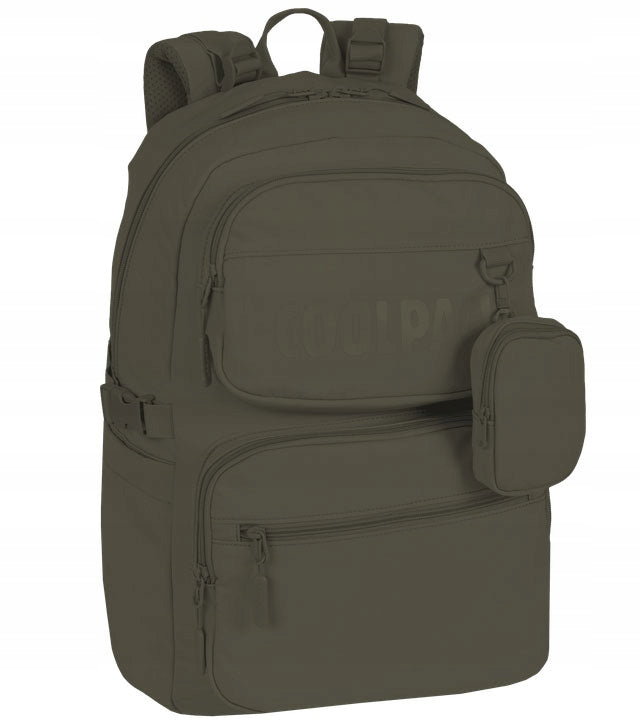 Coolpack Lark Olive Youth School Backpack roomy laptop pocket