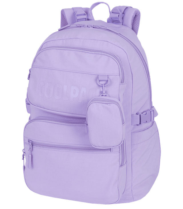 Coolpack Lark Youth School Backpack Purple roomy laptop pocket