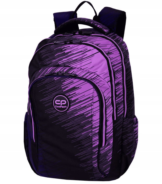 Coolpack Rift Youth School Backpack Purple roomy laptop pocket Packaging status original
