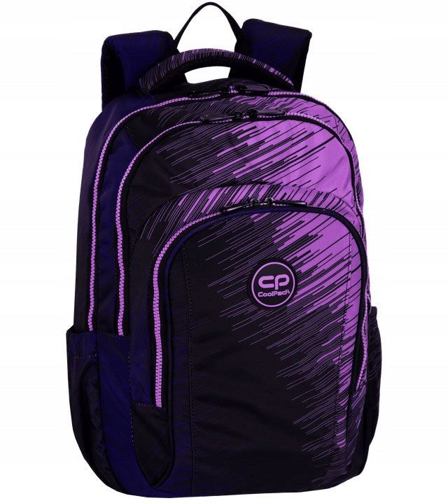 Coolpack Rift Youth School Backpack Purple roomy laptop pocket