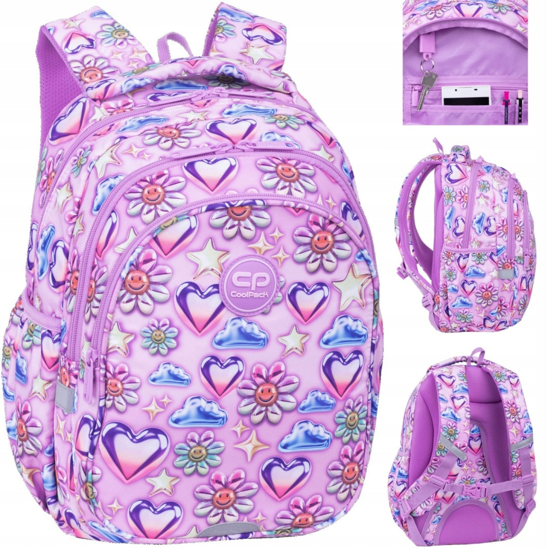 Coolpack School Backpack for Classes 1-3 Jerry Balloons F029970