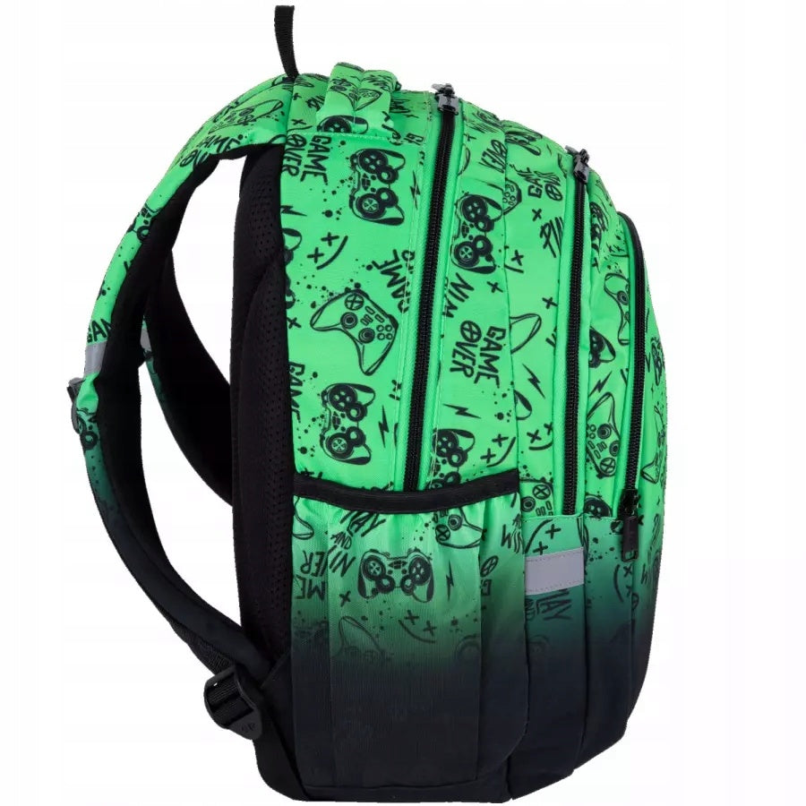 Coolpack School Backpack for Classes 1-3 Jerry Game Over Green F029969 Manufacturer code F029969